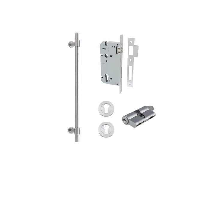 Polished Chrome / 450mm CTC / Entrance Kit (Key/Turn)