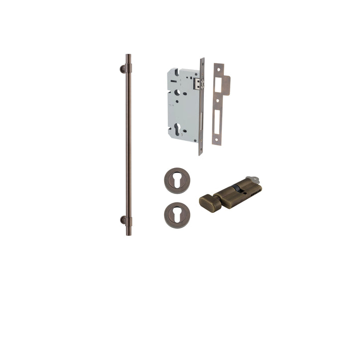 Signature Brass / 600mm CTC / Entrance Kit (Key/Turn)