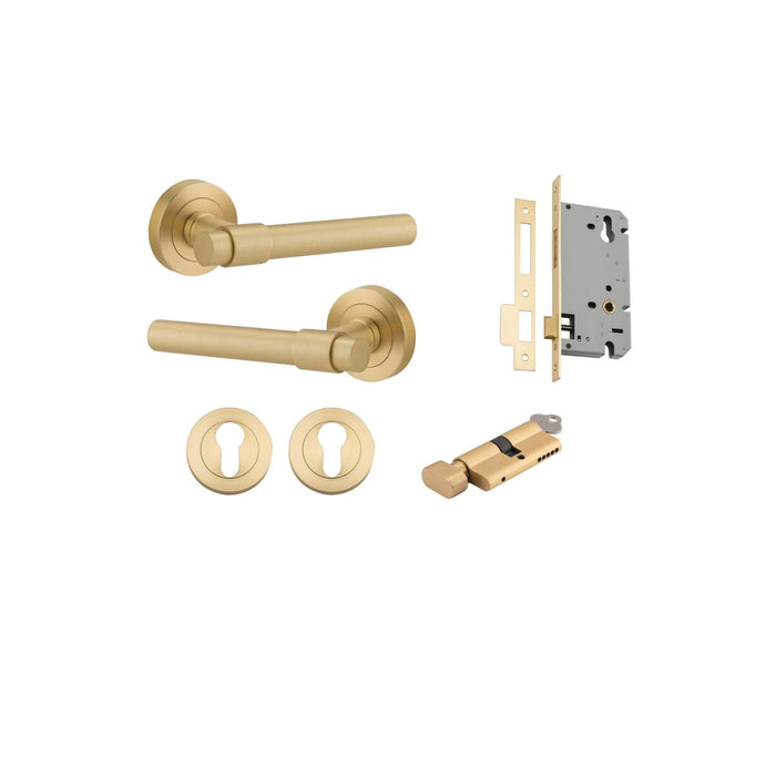 Brushed Gold PVD / Entrance Kit (Key/Thumb)