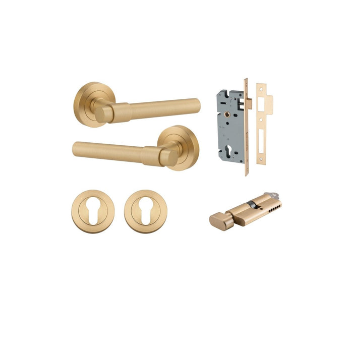 Brushed Brass / Entrance Kit (Key/Thumb)