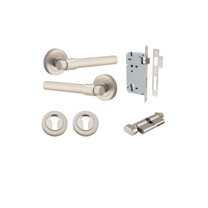 Satin Nickel / Entrance Kit (Key/Thumb)