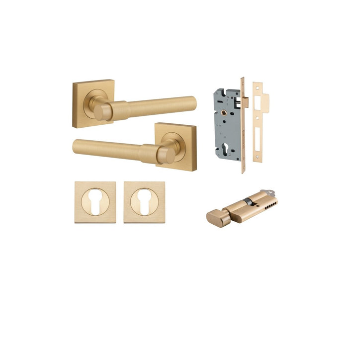 Brushed Brass / Entrance Kit (Key/Thumb)