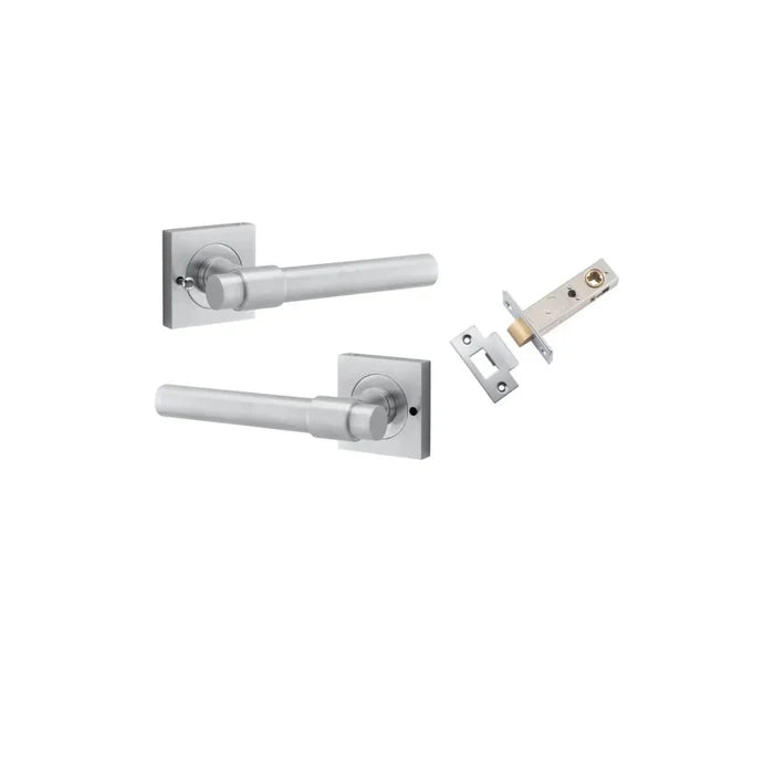 Brushed Chrome / Privacy Set