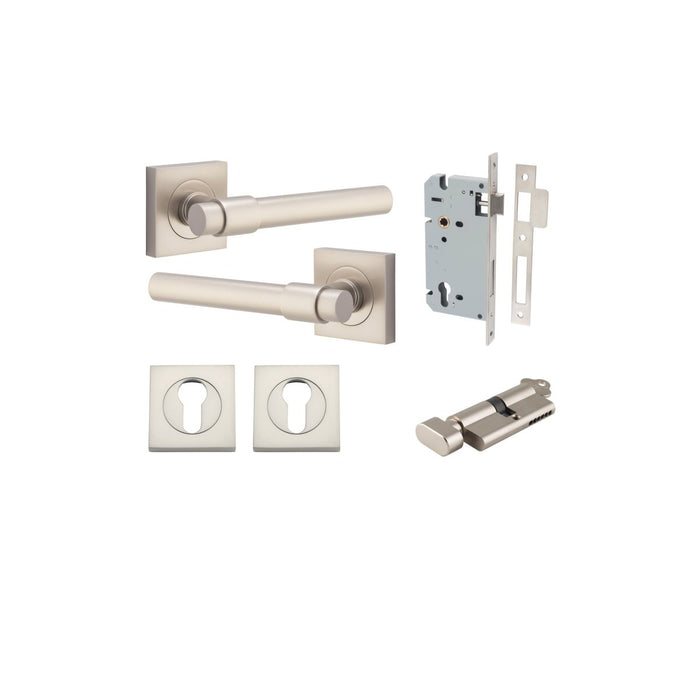Satin Nickel / Entrance Kit (Key/Thumb)