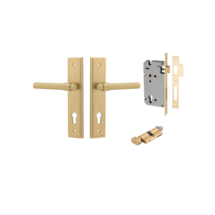 Brushed Gold PVD / Entrance Kit (Key/Thumb)