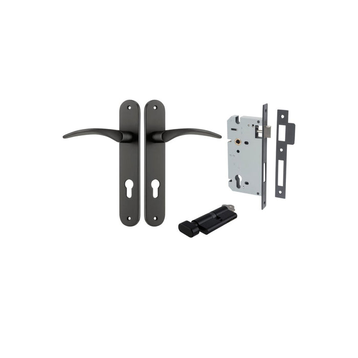Matt Black / Key/Turn Entrance Kit (Lock & Key Cylinder Included)
