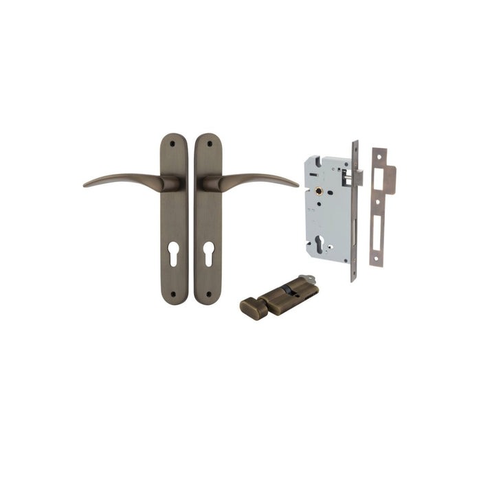 Signature Brass / Key/Turn Entrance Kit (Lock & Key Cylinder Included)