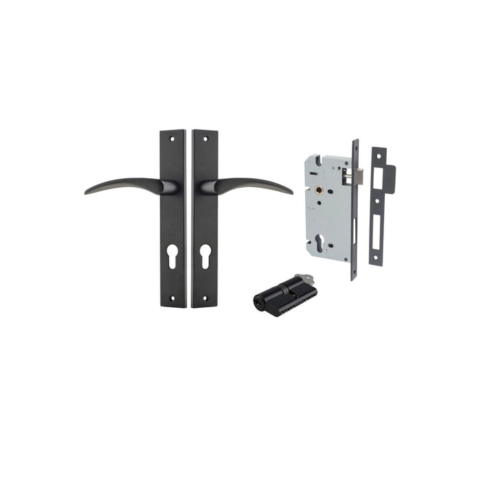 Matt Black / Key/Key Entrance Kit (Lock & Key Cylinder Included)
