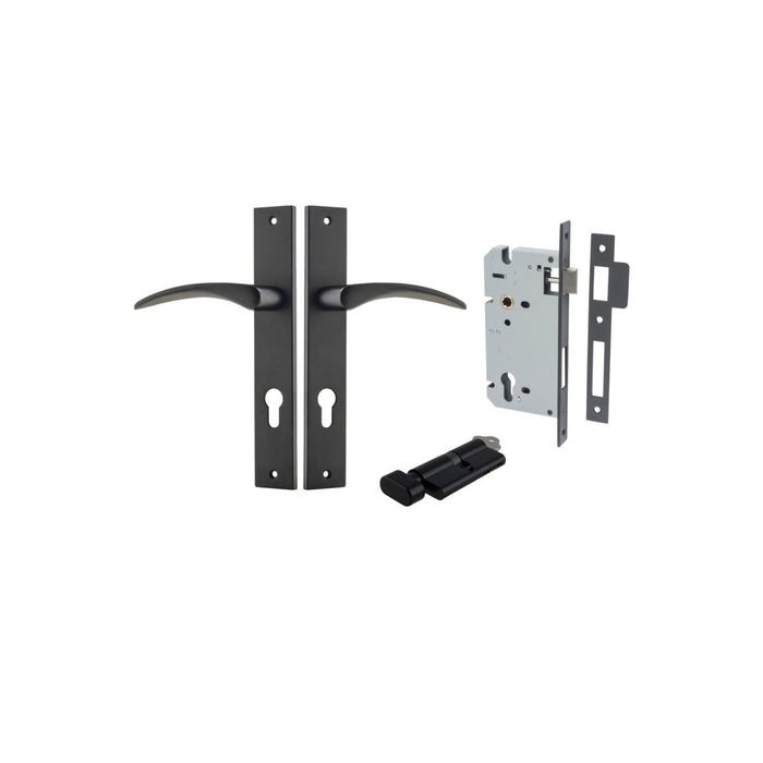 Matt Black / Key/Turn Entrance Kit (Lock & Key Cylinder Included)