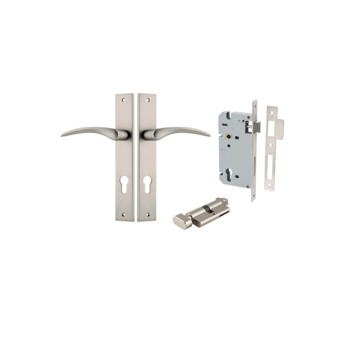 Satin Nickel / Key/Turn Entrance Kit (Lock & Key Cylinder Included)