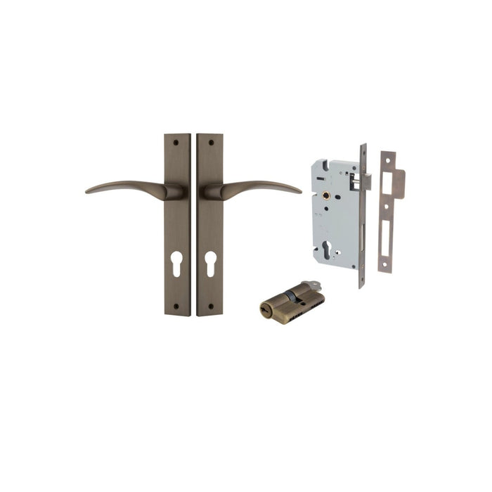 Signature Brass / Key/Key Entrance Kit (Lock & Key Cylinder Included)