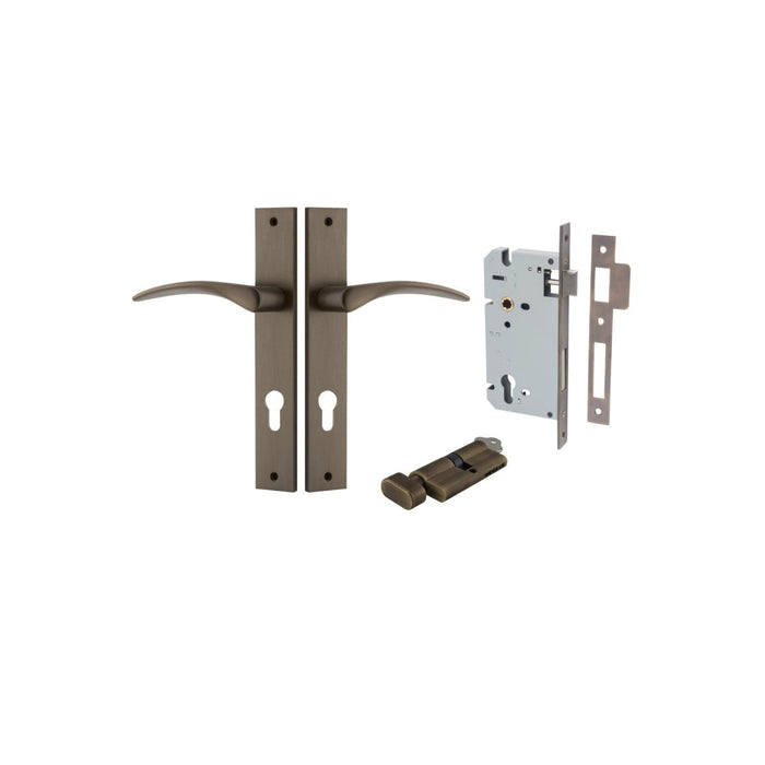 Signature Brass / Key/Turn Entrance Kit (Lock & Key Cylinder Included)