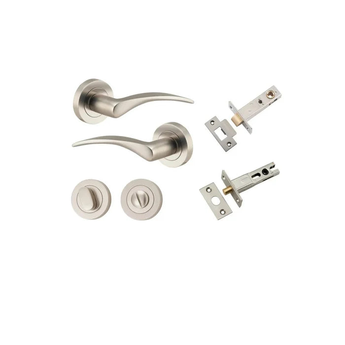 Satin Nickel / Privacy Kit (Latch & Bolt Included)