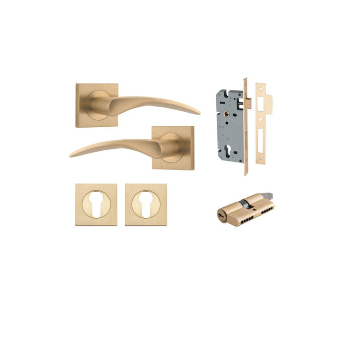 Brushed Brass / Key/Key Entrance Kit (Lock & Key Cylinder Included)
