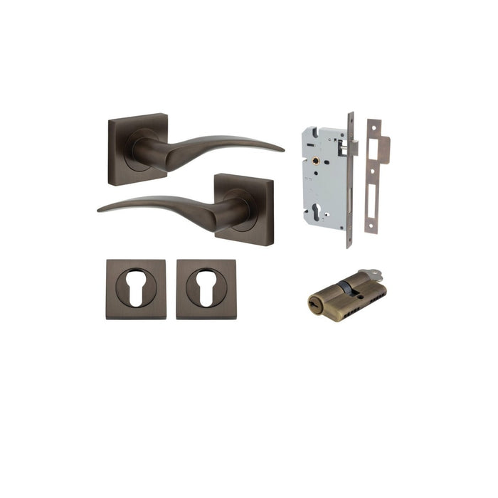 Signature Brass / Key/Key Entrance Kit (Lock & Key Cylinder Included)