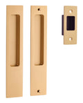 IVER Rectangular Sliding Door Pull Passage Kit - Multiple Finishes Available - Entry - Point - 17181 - Iver