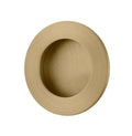 IVER Round Brass Sliding Flush Pull - Multiple Finishes Available - Entry - Point - 21796 - Iver