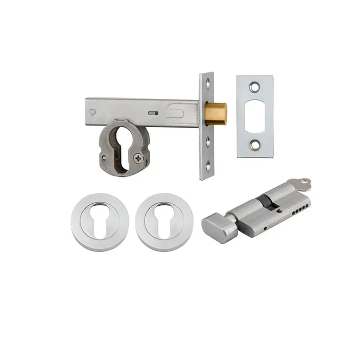 IVER Round Deadbolt Key/Turn - Multiple Finishes