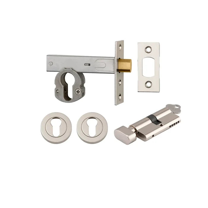 IVER Round Deadbolt Key/Turn - Multiple Finishes
