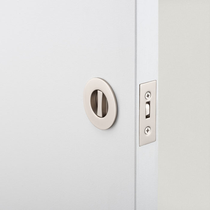 IVER Round Sliding Door Pull Privacy Kit - Multiple Finishes Available - Entry - Point - 21431 - Iver