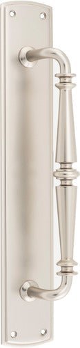 IVER Sarlat Pull Handle on Backplate – Multiple Finishes Available (Individual) - Entry - Point - 9349 - Iver