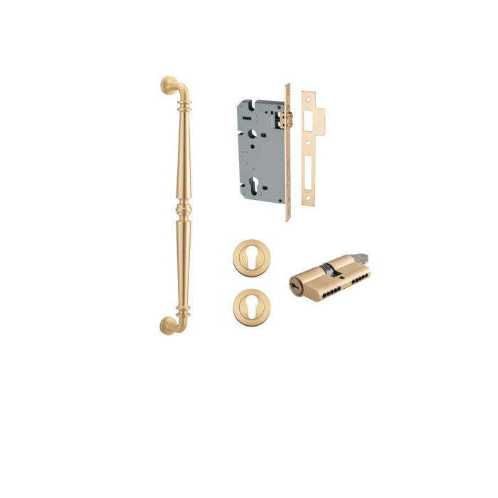 Brushed Brass / 450mm / Entrance Kit (Key/Key)