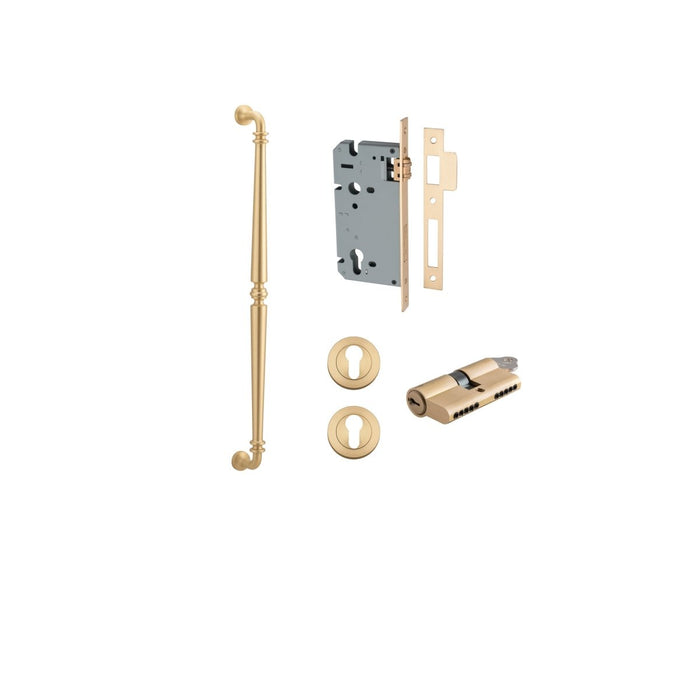 Brushed Brass / 600mm / Entrance Kit (Key/Key)