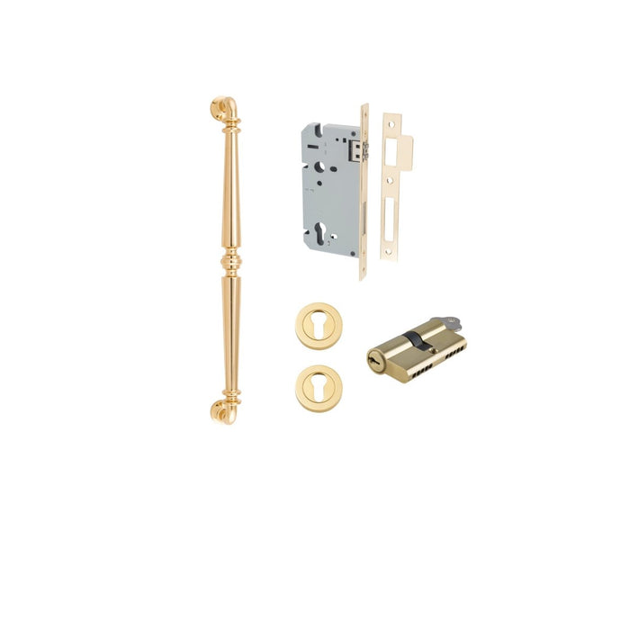 Polished Brass / 450mm / Entrance Kit (Key/Key)