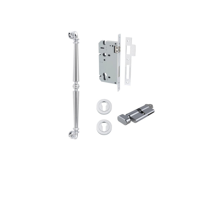 Polished Chrome / 450mm / Entrance Kit (Key/Turn)