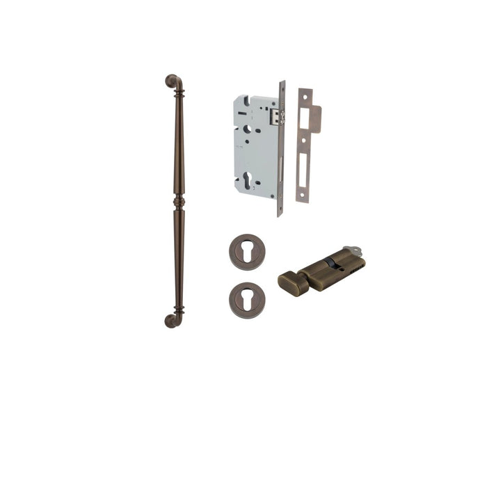 Signature Brass / 600mm / Entrance Kit (Key/Turn)