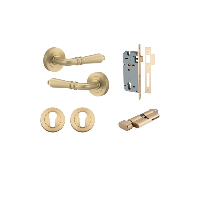 Brushed Brass / Entrance Kit (Key/Thumb)