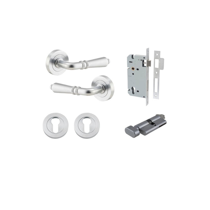 Brushed Chrome / Entrance Kit (Key/Thumb)