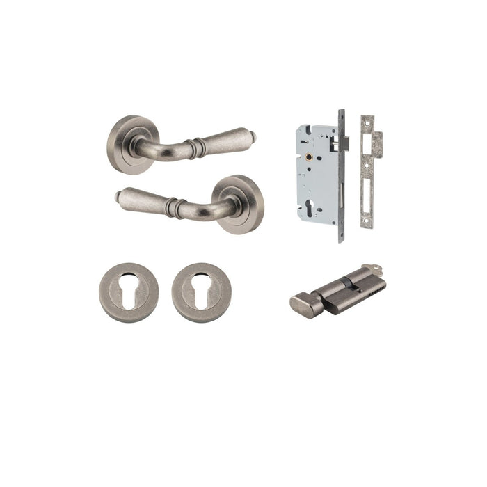 Distressed Nickel / Entrance Kit (Key/Thumb)