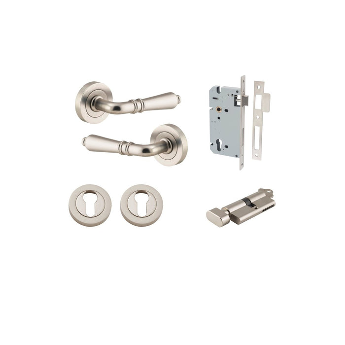 Satin Nickel / Entrance Kit (Key/Thumb)
