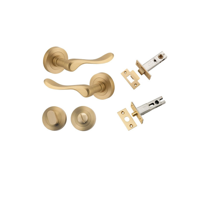 Brushed Brass / Privacy Set (Latch & Bolt Included)