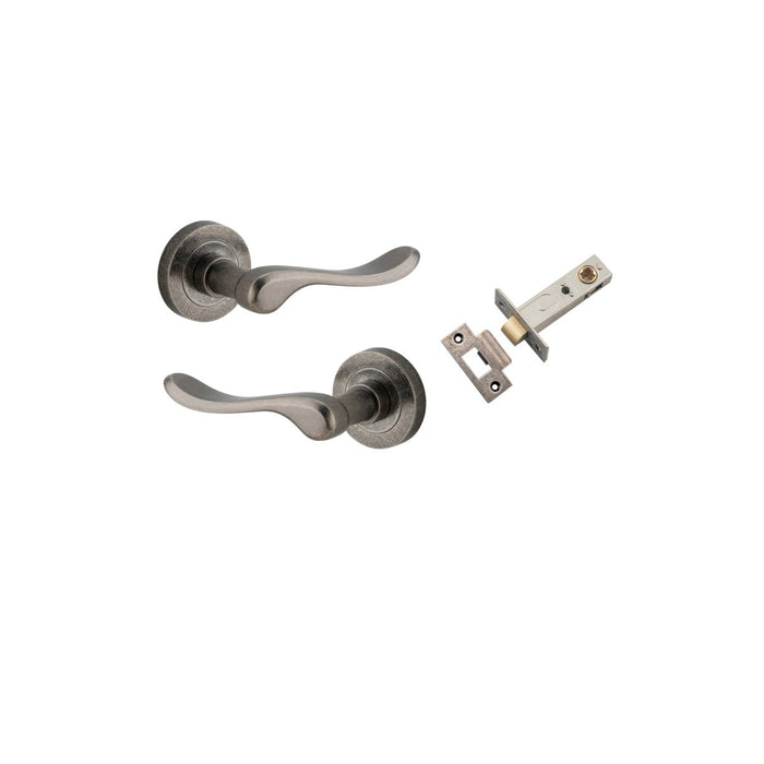 Distressed Nickel / Passage Set (Latch Included)