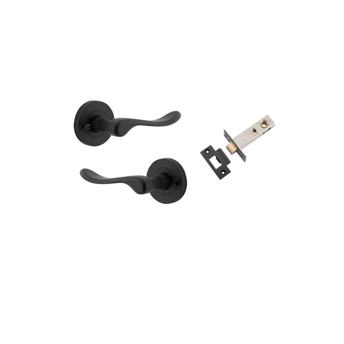 Matt Black / Inbuilt Privacy Set (Latch Included)