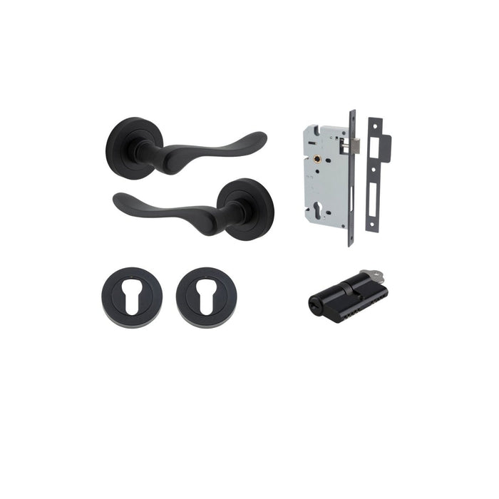 Matt Black / Key/Key Entrance Kit (Lock & Key Cylinder Included)