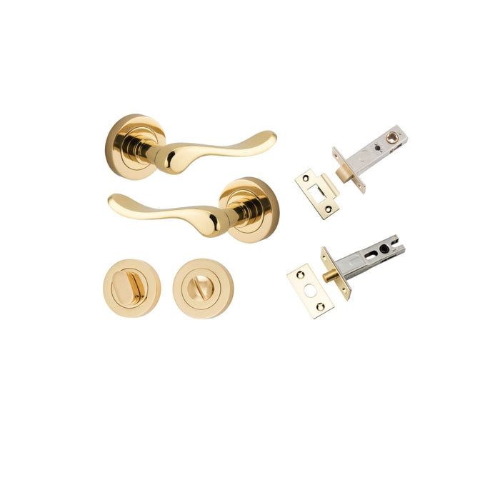 Polished Brass / Privacy Set (Latch & Bolt Included)