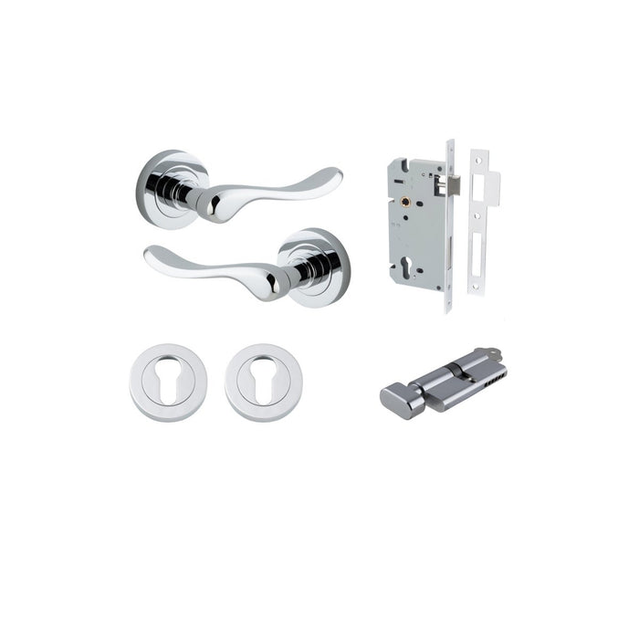 Polished Chrome / Key/Turn Entrance Kit (Lock & Key Cylinder Included)