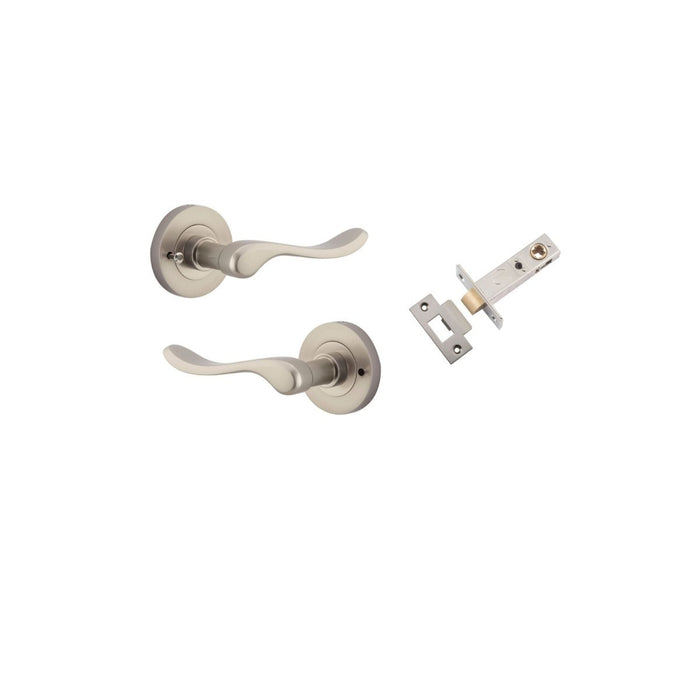 Satin Nickel / Inbuilt Privacy Set (Latch Included)