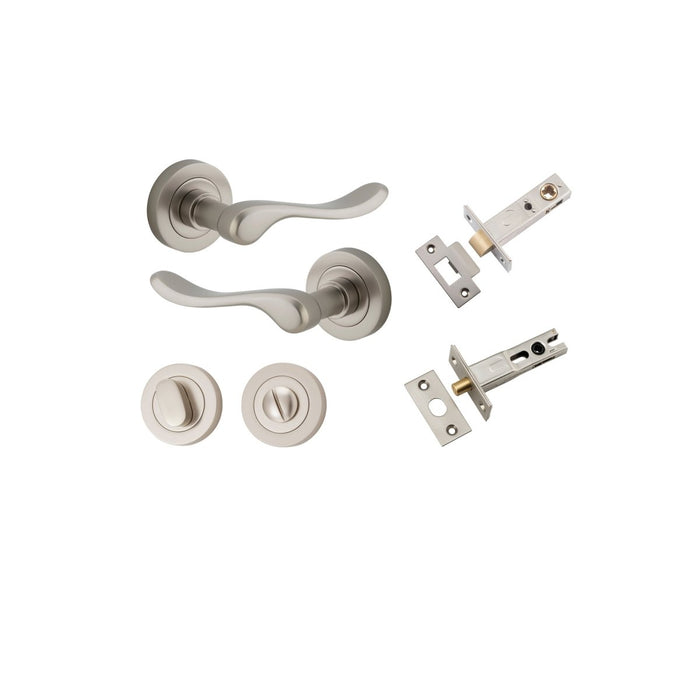 Satin Nickel / Privacy Set (Latch & Bolt Included)