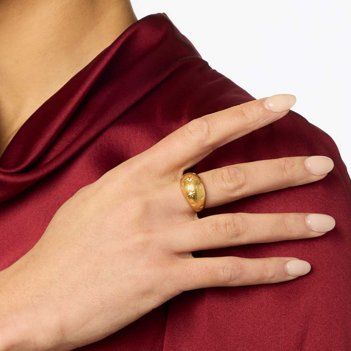 Julie Vos - Luna Ring Cubic Zirconia - Size 7 - Findlay Rowe Designs