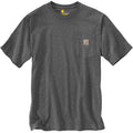Carhartt K87 loose fit heavyweight pocket t-shirt in carbon heather, front view