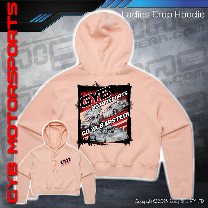 Ladies Crop Hoodie - GYB Motorsport