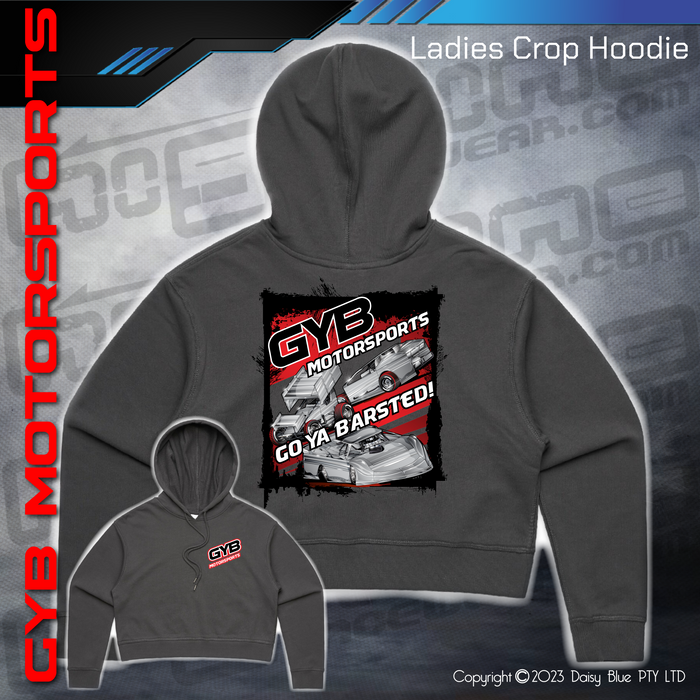 Ladies Crop Hoodie - GYB Motorsport