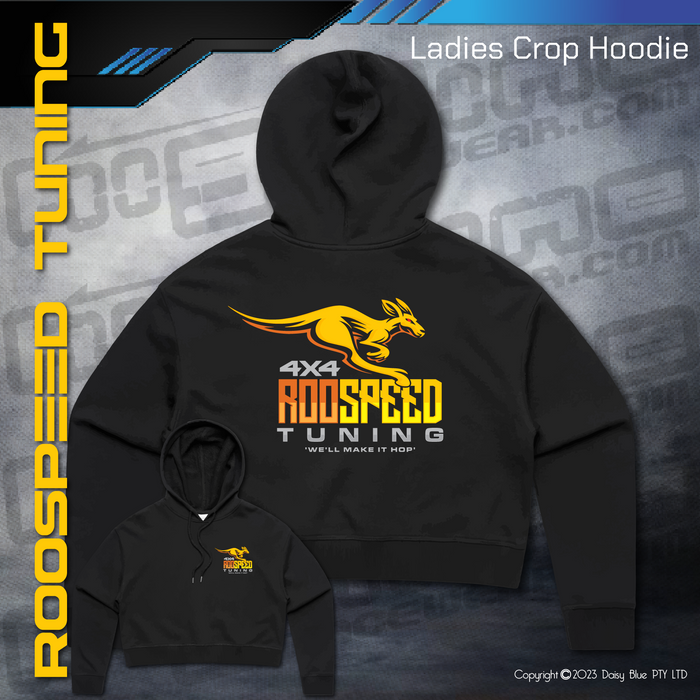 Ladies Crop Hoodie -  RooSpeed 4x4 Tuning