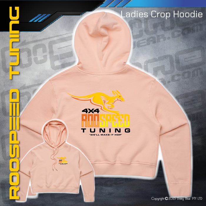 Ladies Crop Hoodie -  RooSpeed 4x4 Tuning
