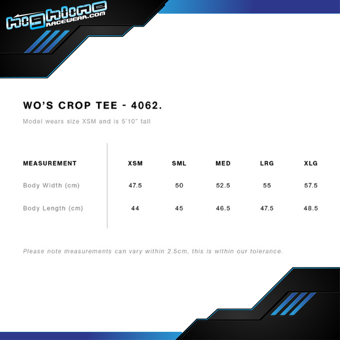 Ladies Crop Tee - Jeremy Kupsch