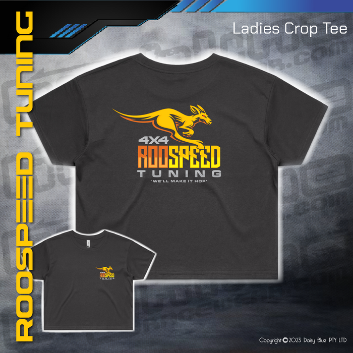Ladies Crop Tee - RooSpeed 4x4 Tuning